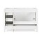 Alaterre Furniture Williamsburg 2pc Wooden Bathroom Vanity Set - 48-in. L Vanity, 30-in. L Rectangular Mirror, White AVAN4800WHB - alternate 4